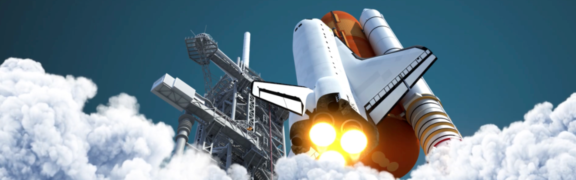 rocket ship take off